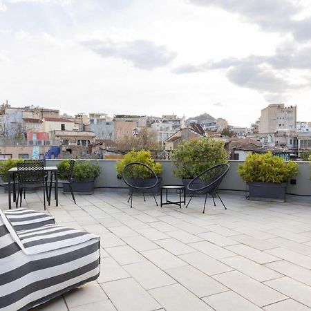 85 Sqm In The Heart Of Athens Shared Rooftop Deck Kültér fotó