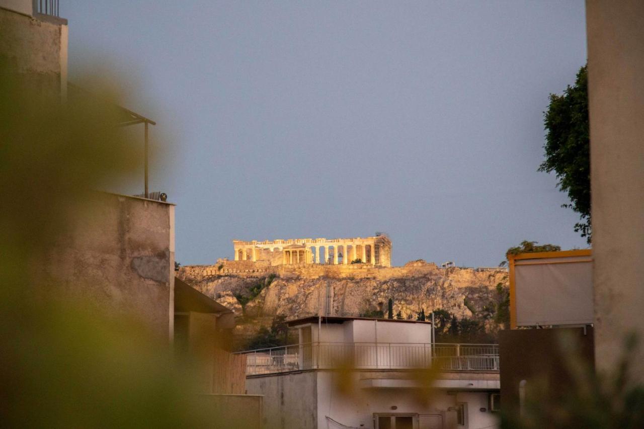 85 Sqm In The Heart Of Athens Shared Rooftop Deck Kültér fotó